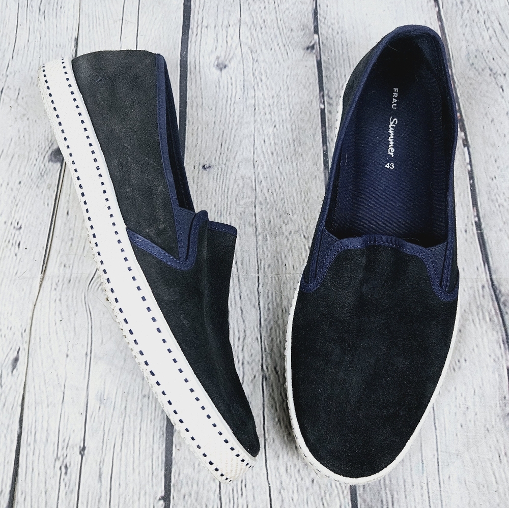 FRAU | Summer suede slip-on loafers